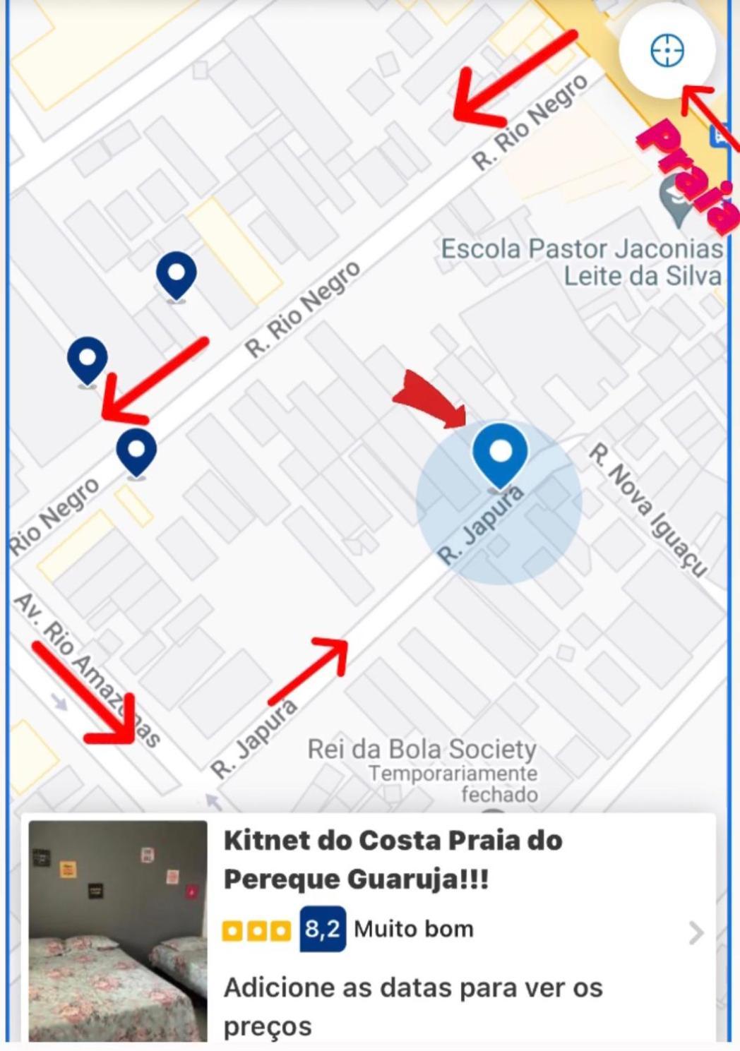 Kitnet Do Costa Do Pereque Guaruja!!! *